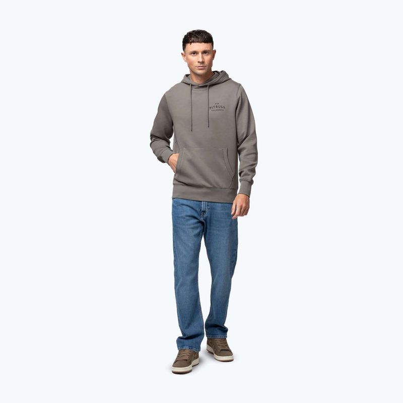 Pánská mikina Pitbull Sampson Hooded Sweatshirt taupe 2