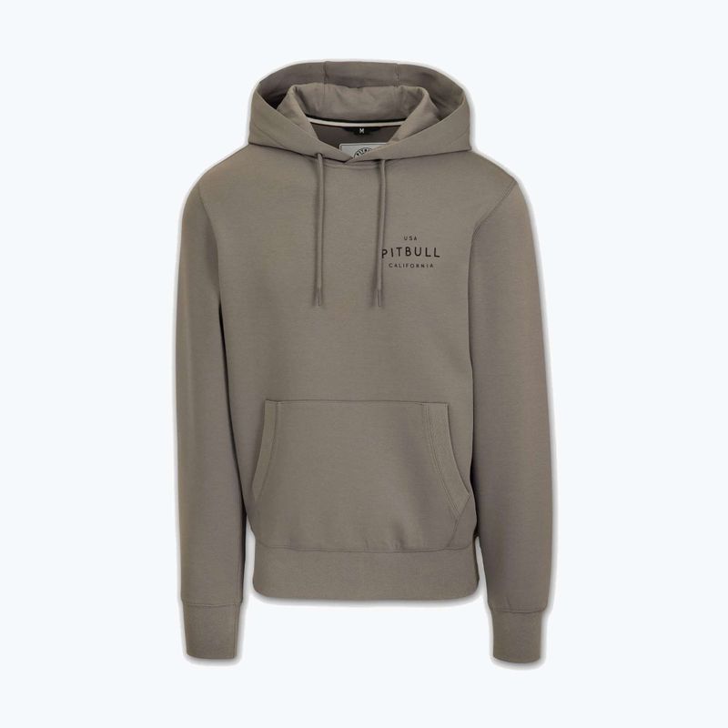 Pánská mikina Pitbull Sampson Hooded Sweatshirt taupe 4