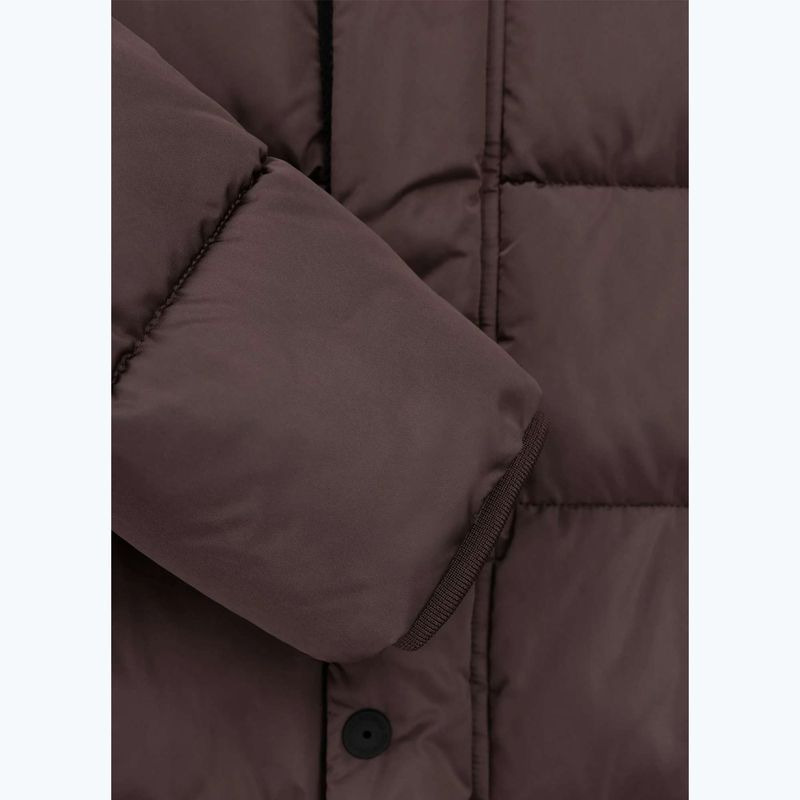 Dámská zimní bunda Pitbull Amalia Padded Hooded dark chocolate 10