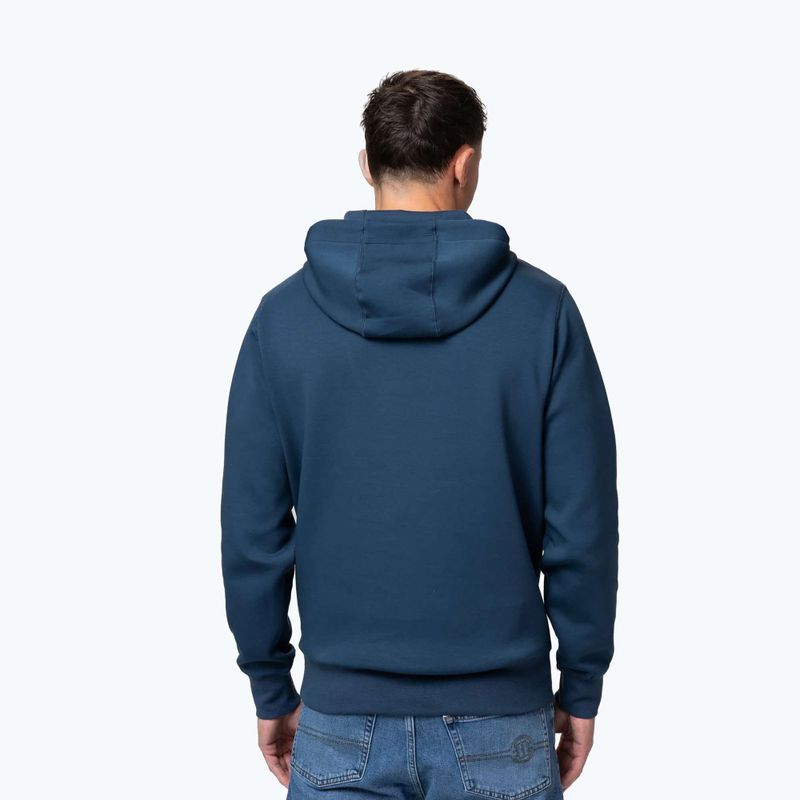 Pánská mikina Pitbull Sampson Hooded Sweatshirt petrol blue 3