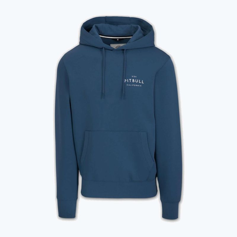 Pánská mikina Pitbull Sampson Hooded Sweatshirt petrol blue 5