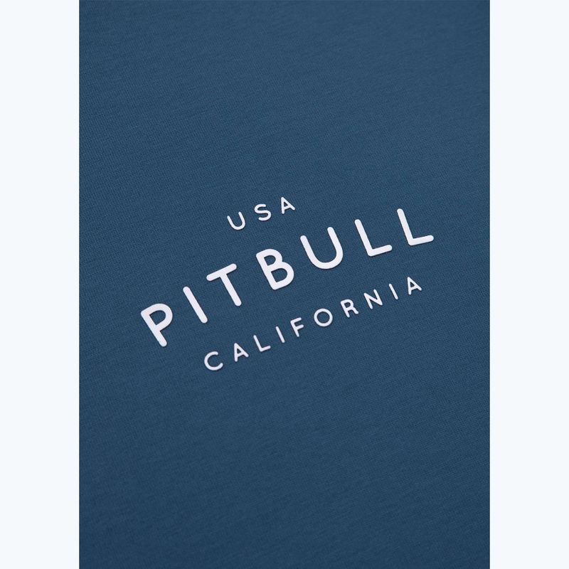 Pánská mikina Pitbull Sampson Hooded Sweatshirt petrol blue 8