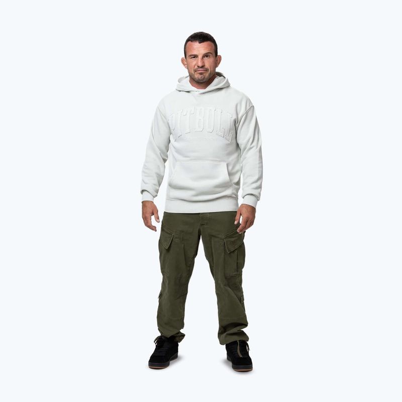 Pánská mikina Pitbull Orlando Hooded white stone 2