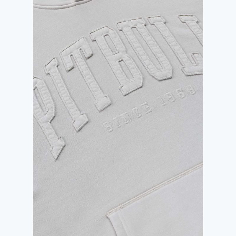 Pánská mikina Pitbull Orlando Hooded white stone 6