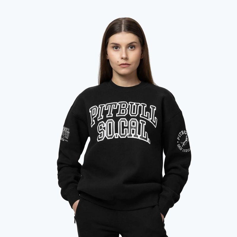 Dámská mikina Pitbull Crewneck Fiora black/black