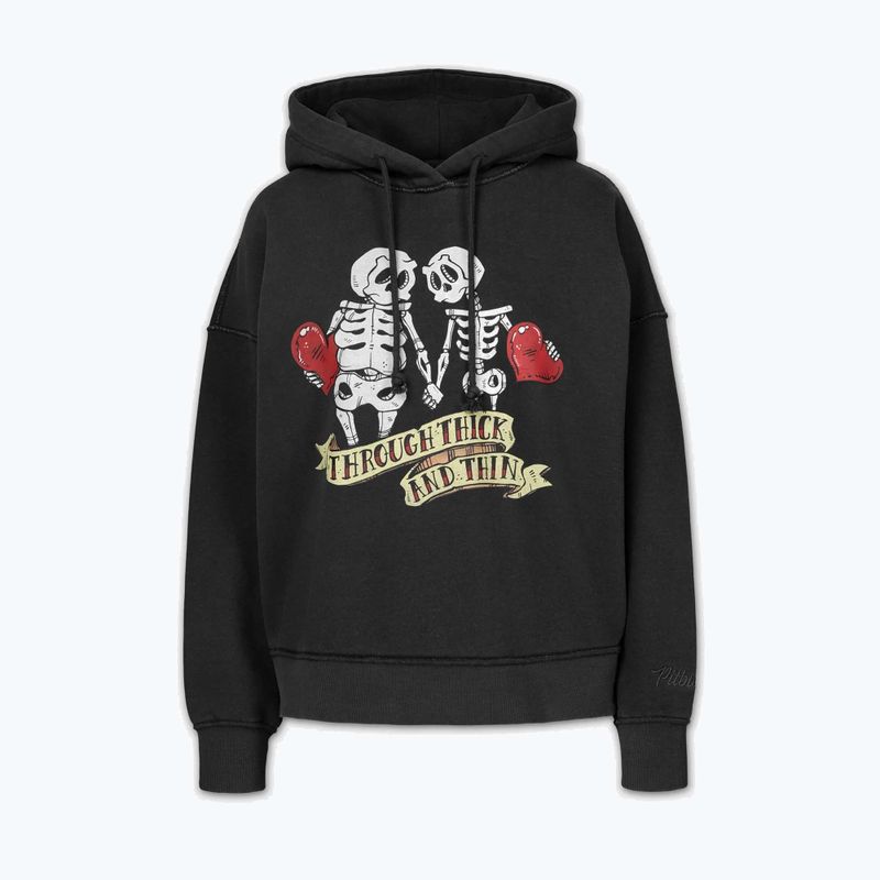 Dámská mikina Pitbull Thick & Thin Hooded dark graphite 4