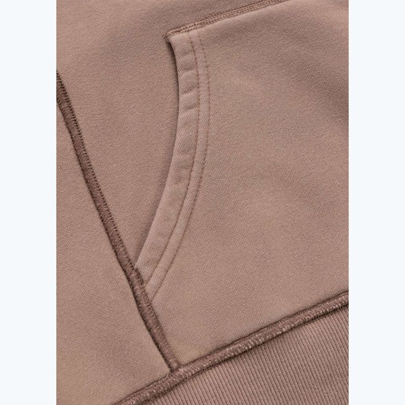 Dámská mikina Pitbull Skull Surf Hooded Zip chocolate mousse 13