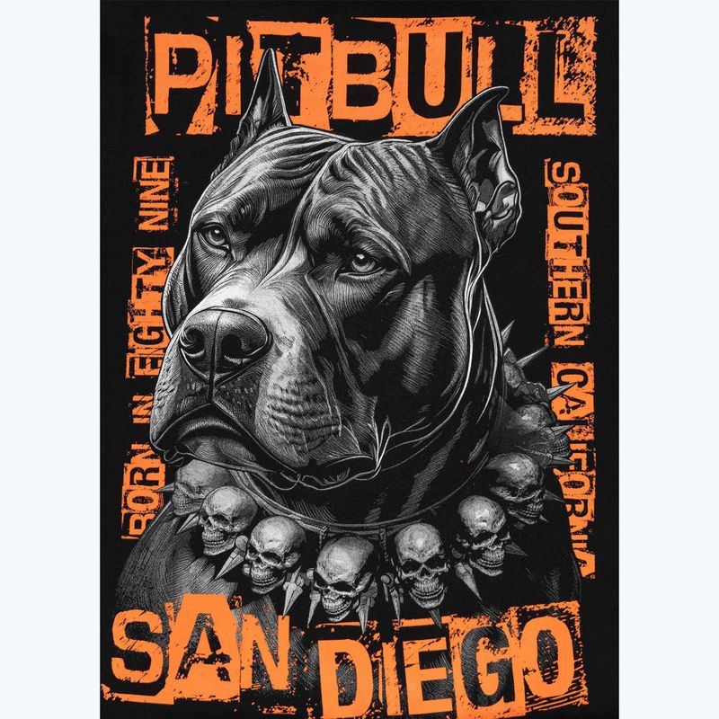 Pánská mikina Pitbull Blacky Hooded black 7