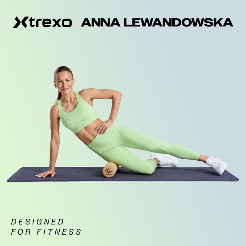Masážní váleček XTREXO EVA šedý MR-EV02Z 2