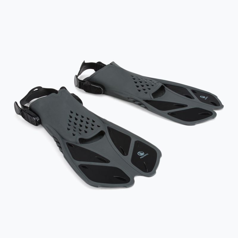 Šnorchlovací set AQUASTIC Maska + Šnorchl černý SMFK-01SC 3
