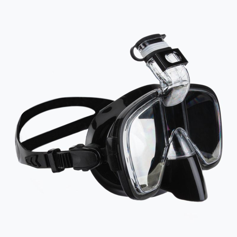 Šnorchlovací set AQUASTIC Maska + Šnorchl černý SMFK-01SC 15