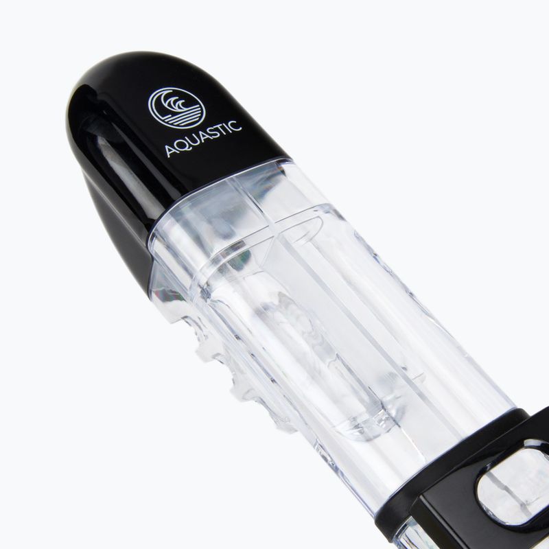 Šnorchlovací set AQUASTIC Maska + Šnorchl černý SMFK-01SC 17
