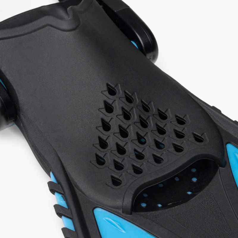 Dětský šnorchlovací set AQUASTIC Maska + Ploutve + Šnorchl modrý MSFK-01SN 8