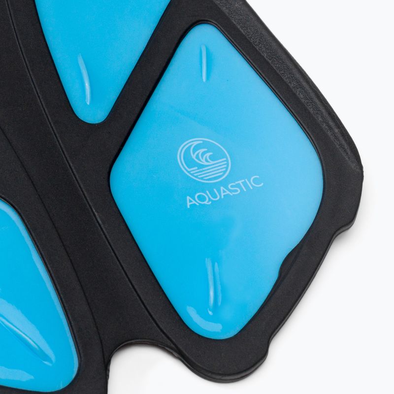 Dětský šnorchlovací set AQUASTIC Maska + Ploutve + Šnorchl modrý MSFK-01SN 9