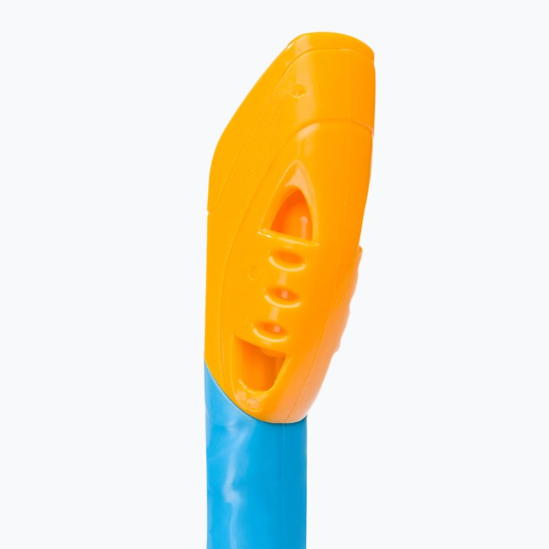 Dětský šnorchlovací set AQUASTIC Maska + Ploutve + Šnorchl modrý MSFK-01SN 20