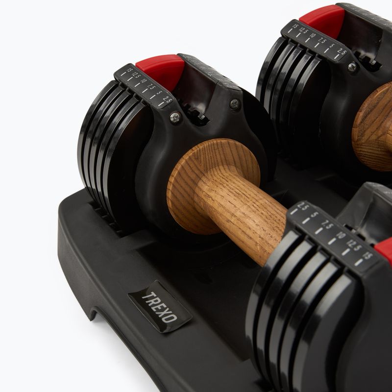 Nastavitelná činka XTREXO ADS15 černá 5