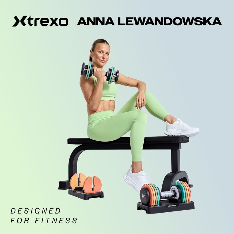 Nastavitelná činka XTREXO ADS15 černá 2