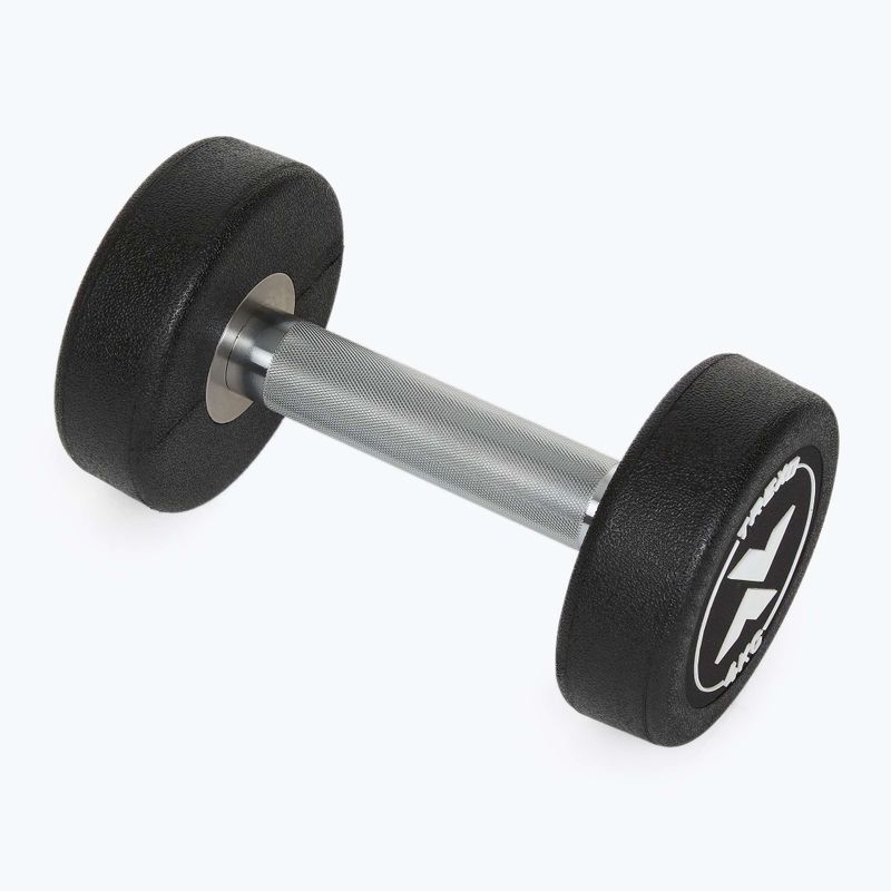 Pogumovaná litinová činka XTREXO Pro 4 kg black