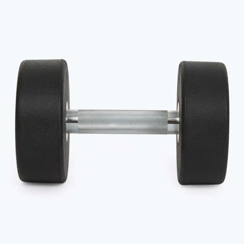 Pogumovaná litinová činka XTREXO Pro 16 kg black 8