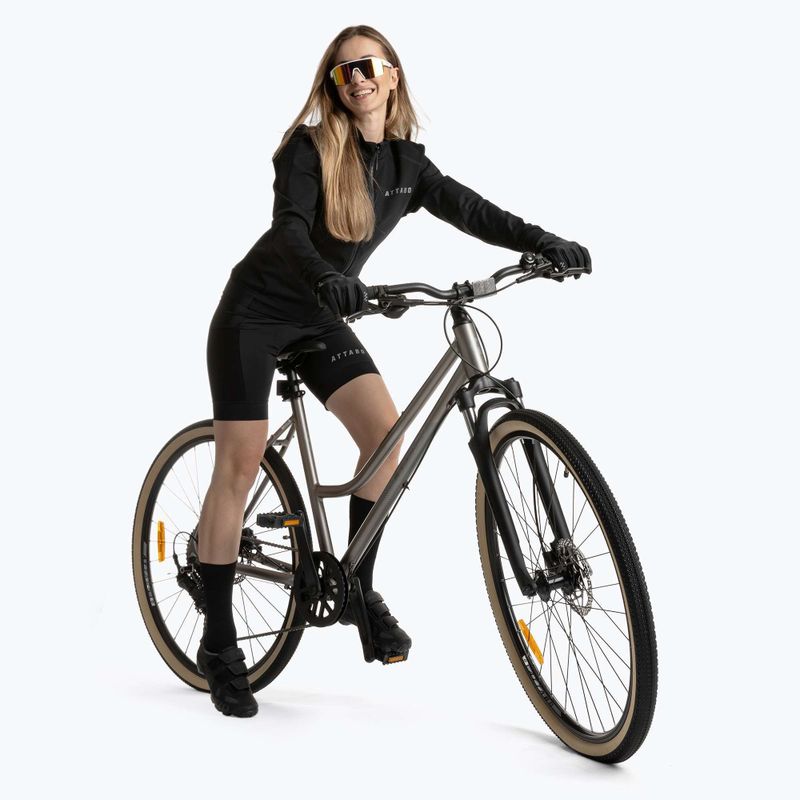 Dámská cyklistická mikina ATTABO FLEERO REF zateplená black 8