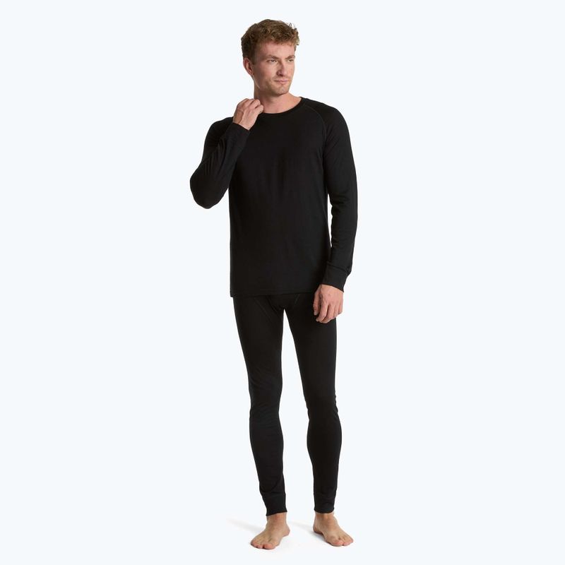 Pánské termoprádlo WOOLCANO Merino SET0540 černé