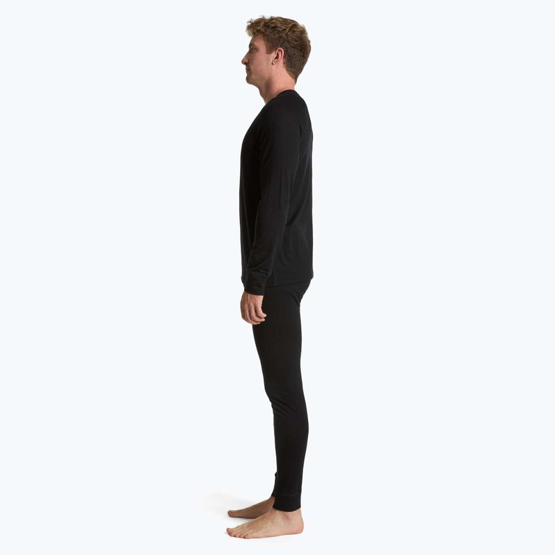 Pánské termoprádlo WOOLCANO Merino SET0540 černé 2