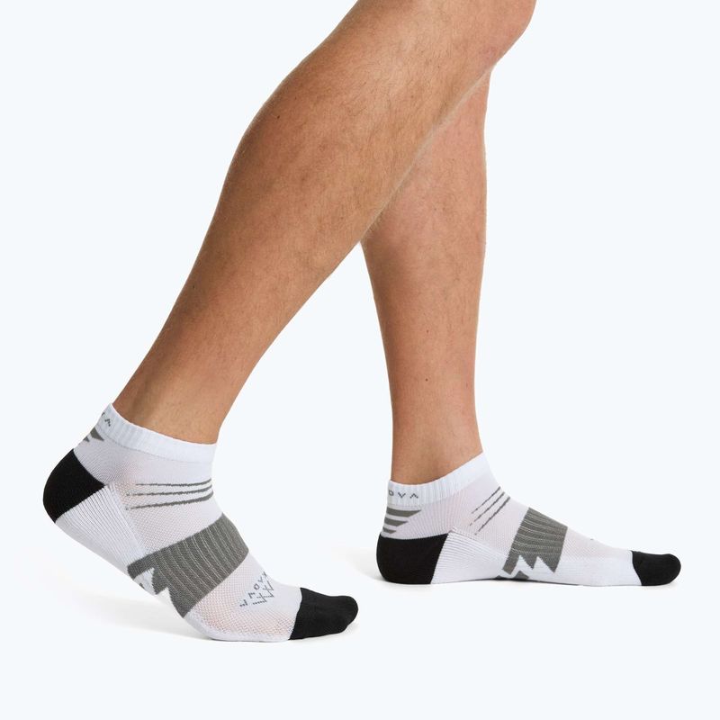 Ponožky KADVA Stride Coolmax Low Cut 2 pairs white / gray