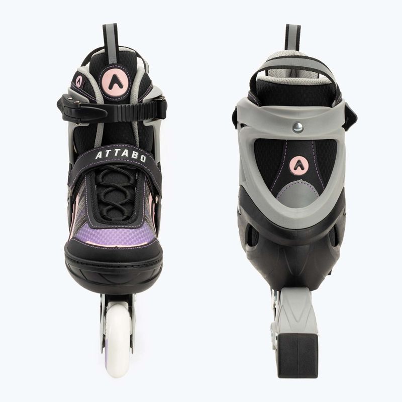 Dětské kolečkové brusle nastavitelné ATTABO Bladeroll black/violet 5