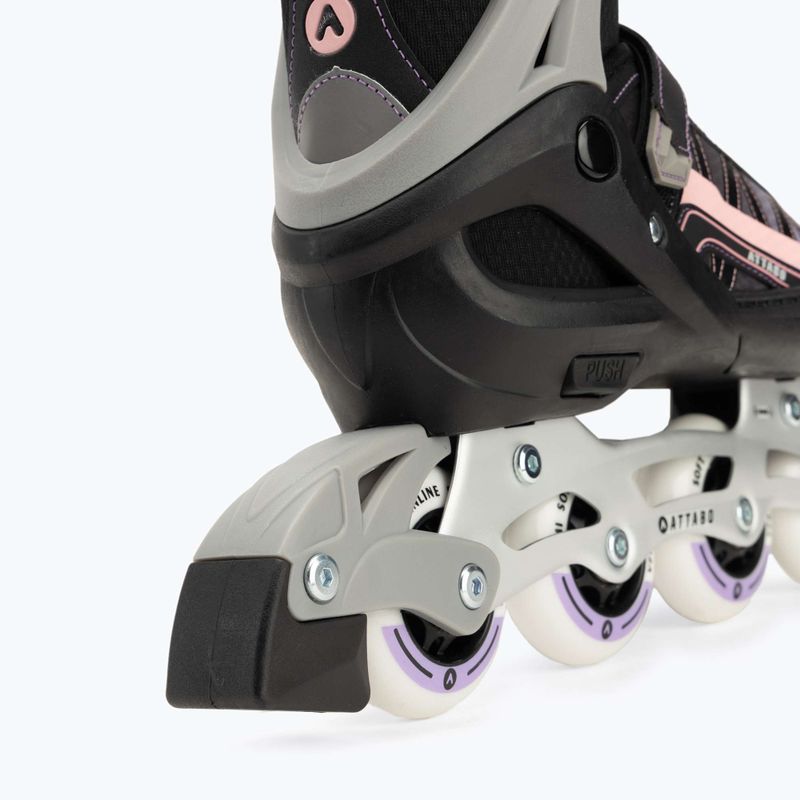 Dětské kolečkové brusle nastavitelné ATTABO Bladeroll black/violet 7