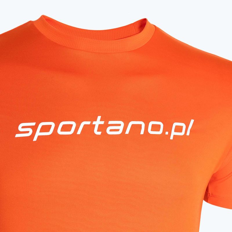 Pánské běžecké tričko SPORTANO Active Men orange 3