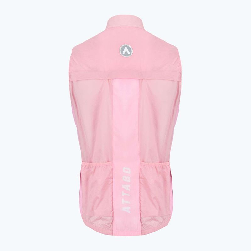 Dámská cyklistická vesta ATTABO Cahayo Vest Windproof pink 10