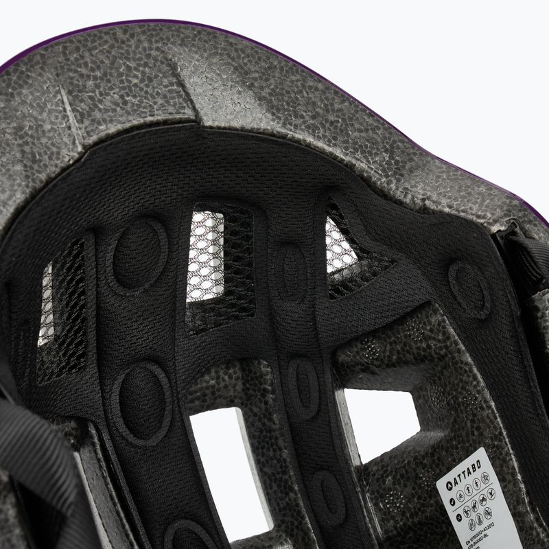 Dětská cyklistická přilba ATTABO K200 fialová 7