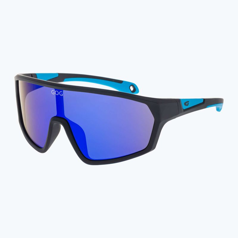 Dětské sluneční brýle GOG Flint matt neon blue/black/polychromatic blue 2
