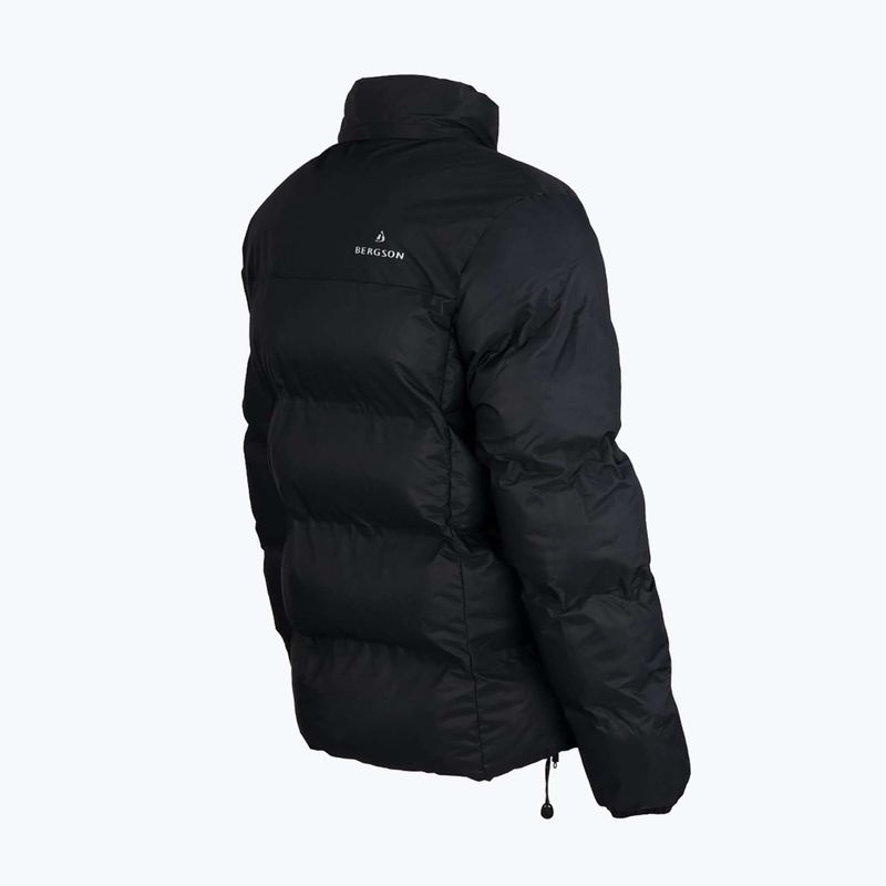 Pánská zateplená bunda BERGSON Snowy Wolf Micro-Therm černá 2