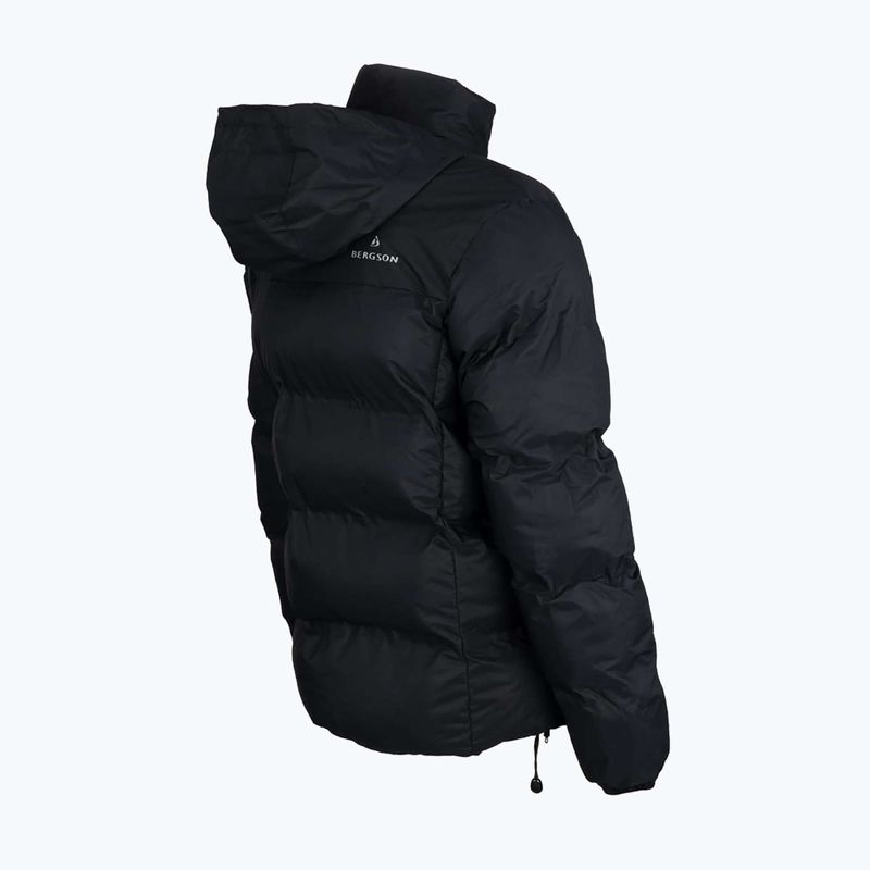 Pánská zateplená bunda BERGSON Snowy Wolf Micro-Therm černá 4