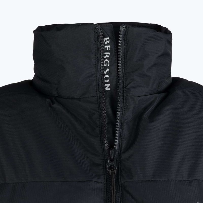 Pánská zateplená bunda BERGSON Snowy Wolf Micro-Therm černá 5