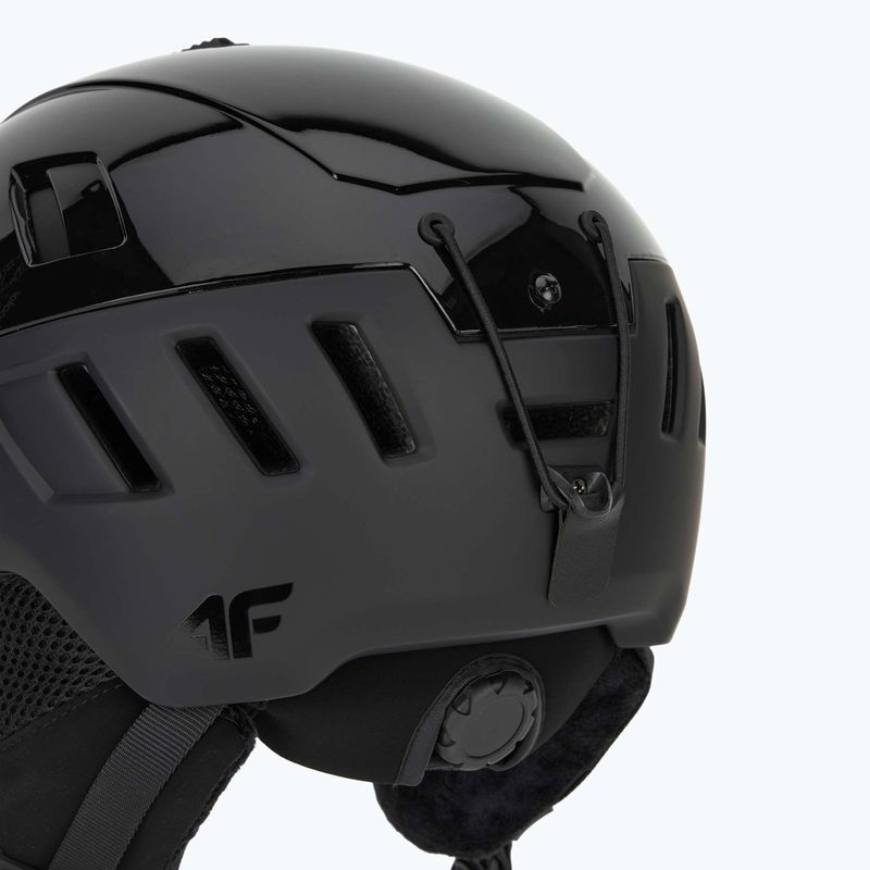 Lyžařská helma 4F U072 deep black 7