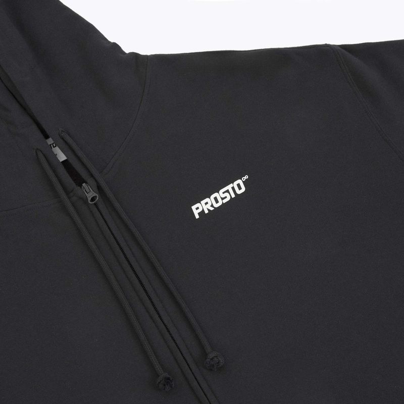 Pánská mikina PROSTO Hoodie Logo Zip black 3