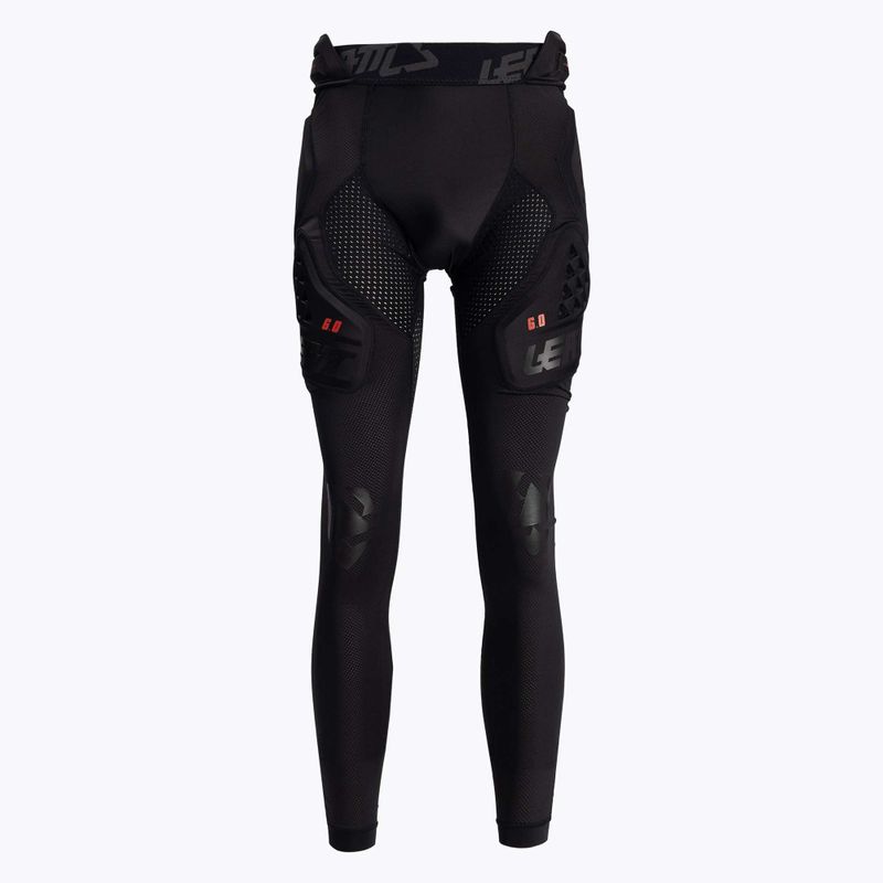Leatt Impact 3DF 6.0 pánské cyklistické ochranné kalhoty černé 5019000371