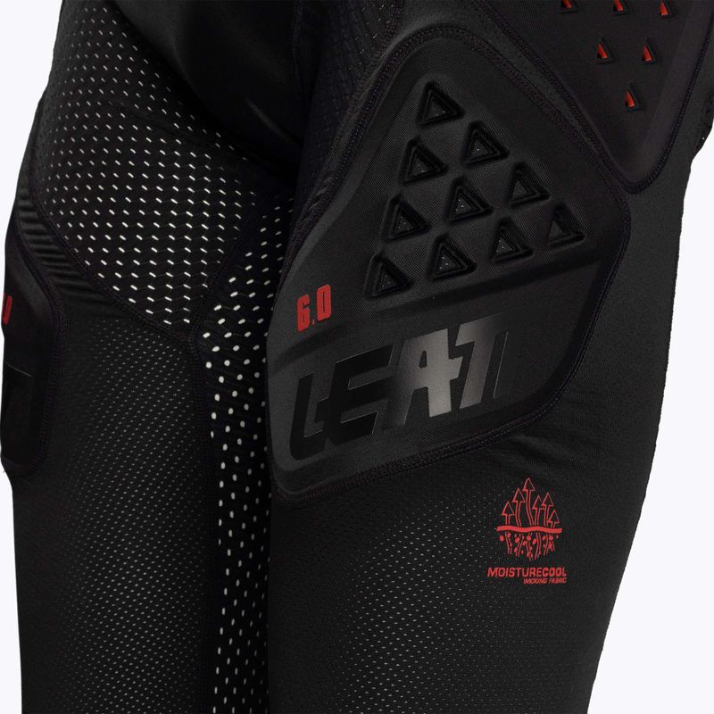 Leatt Impact 3DF 6.0 pánské cyklistické ochranné kalhoty černé 5019000371 3