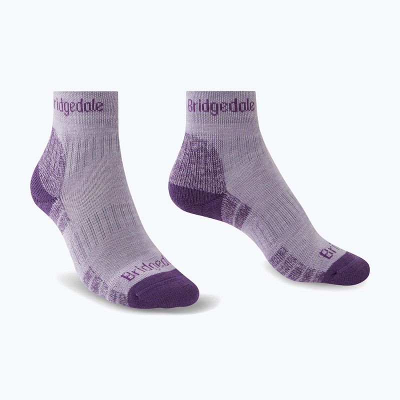 Dámské ponožky Bridgedale Hike Lightweight Performance Ankle heather/damson