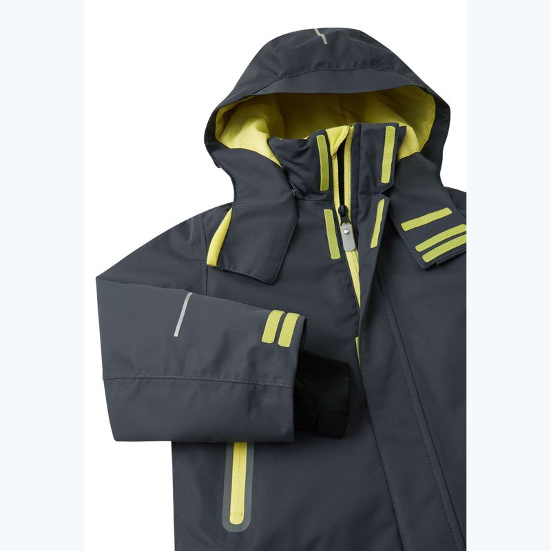 Dětská lyžařská bunda Reima Kairala soft black 4