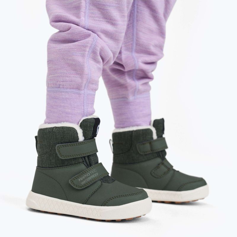 Dětské sněhule Reima Pyrytys thyme green 9