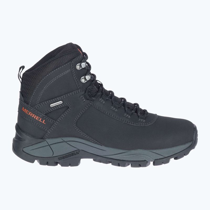 Pánské turistické boty Merrell Vego Mid Ltr Wp black 8