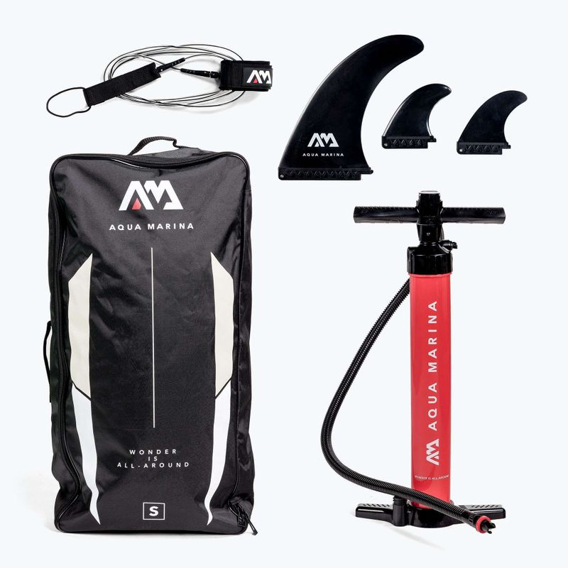 Prkno SUP Aqua Marina Wave - Surf iSUP, 2,65 m/10 cm, s vodítkem tmavě modré BT-22WA 10
