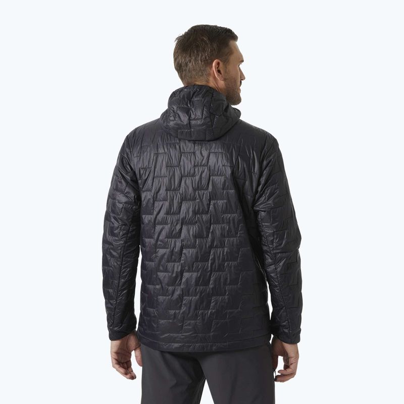 Pánská hybridní bunda Helly Hansen Lifaloft Hooded Insulator black matte 2