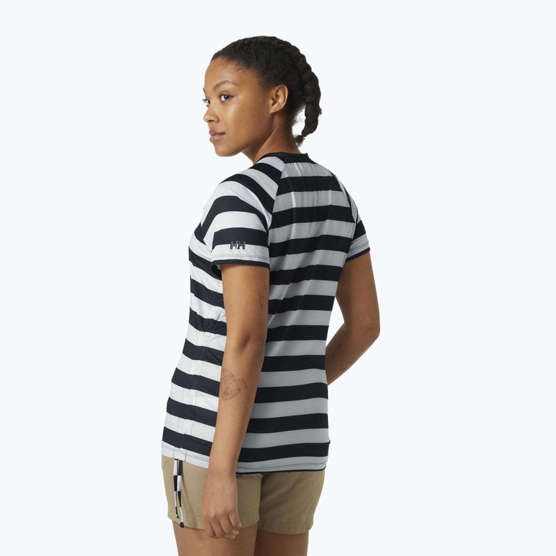 Dámské tričko Helly Hansen Siren 1/2 Zip navy stripe 2
