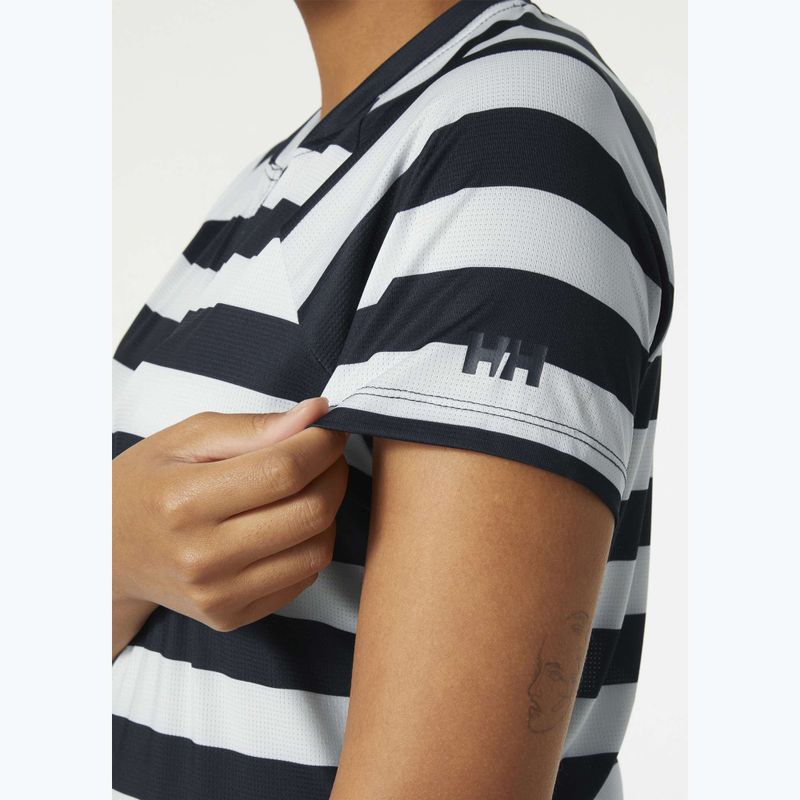 Dámské tričko Helly Hansen Siren 1/2 Zip navy stripe 4