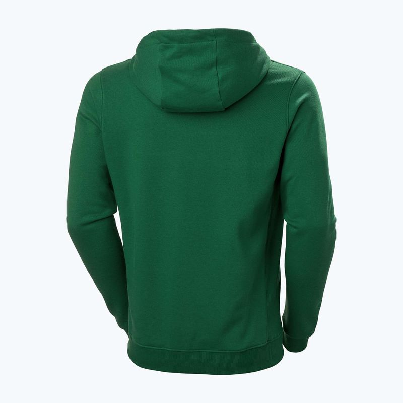 Pánská trekingová mikina Helly Hansen F2F Organic Cotton Hoodie malachite 5