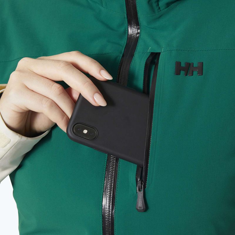 Dámská lyžařská bunda Helly Hansen Alphelia emerald snow 3